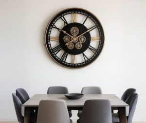 שעון דקורטיבי גלגלי שיניים 2 מידות לבחירה