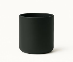 כוס למברשת שיניים גוון שחור מט דגם ROCKY