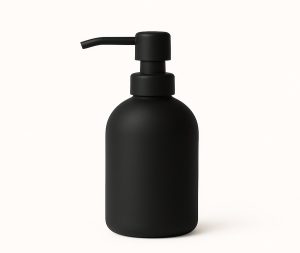 דיספנסר לסבון נוזלי בגוון שחור דגם ROCKY