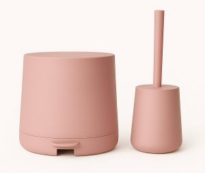 סט מונח מברשת אסלה ופח 3 ליטר ניוד דגם ROCKY