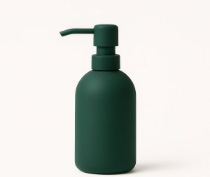 דיספנסר לסבון נוזלי בגוון ירוק כהה דגם ROCKY