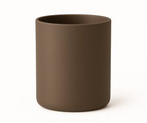 כוס למברשת שיניים גוון חום מוקה דגם ROCKY