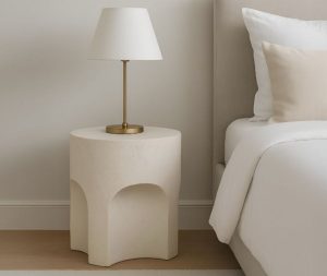 שולחן צד 50 אבן דמוי טרונטין