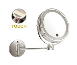 מראה מגדילה פי 5 עם תאורה דו כיוונית